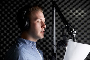 Recording Studio English and Foreign Language Voice Examples